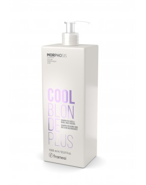 COOL BLONDE PLUS SHAMPOO (1000ml) - sruogelėms šviesintų plaukų šampūnas 