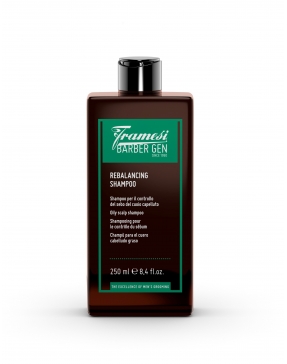 FRAMESI BARBER REBALANCING SHAMPOO (250ml) &Scaron;AMPŪNAS RIEBIEMS PLAUKAMS